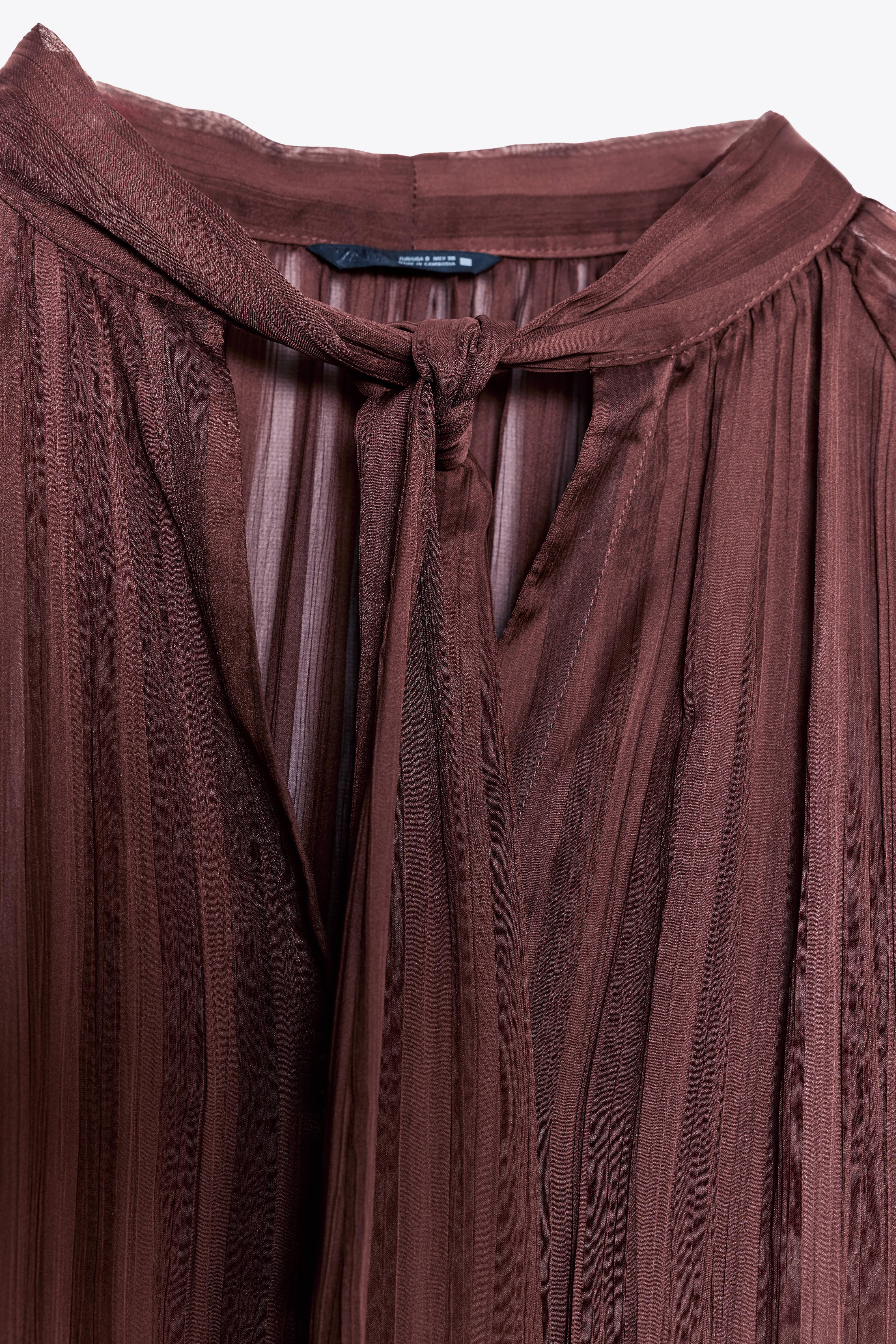 BLOUSE RAYURES ET NŒUD